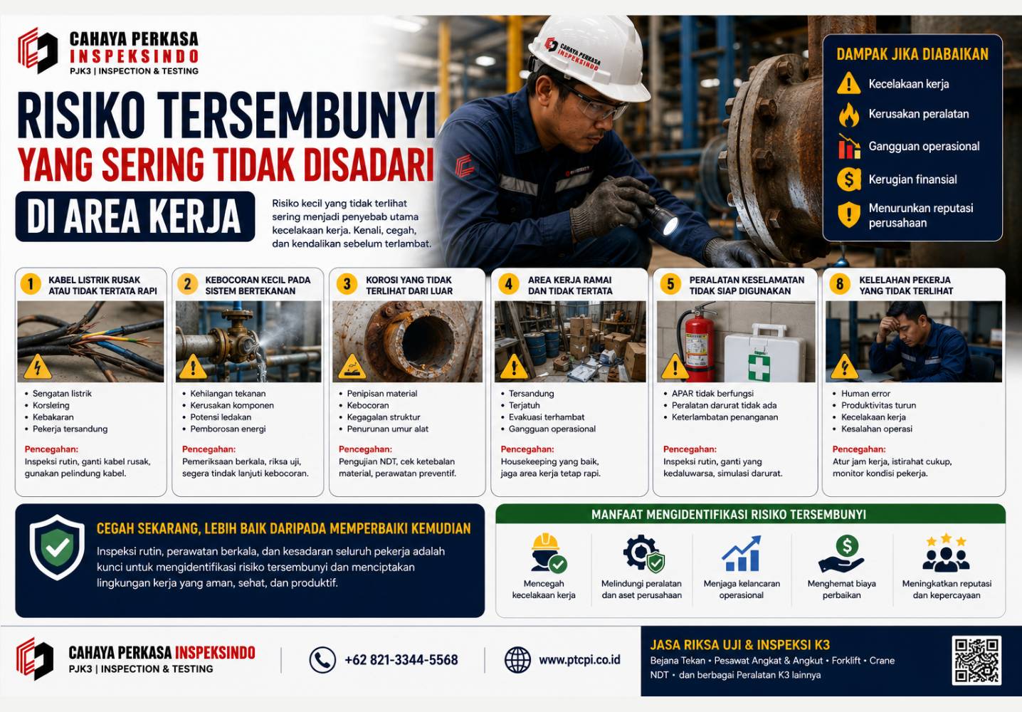 Risiko Tersembunyi yang Sering Tidak Disadari di Area Kerja