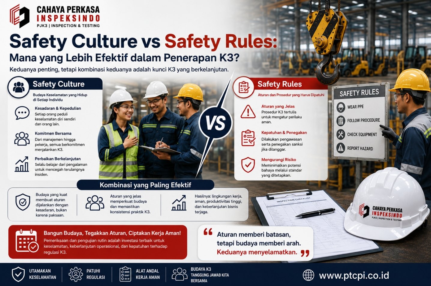 Safety Culture vs Safety Rules: Mana yang Lebih Efektif dalam Penerapan K3
