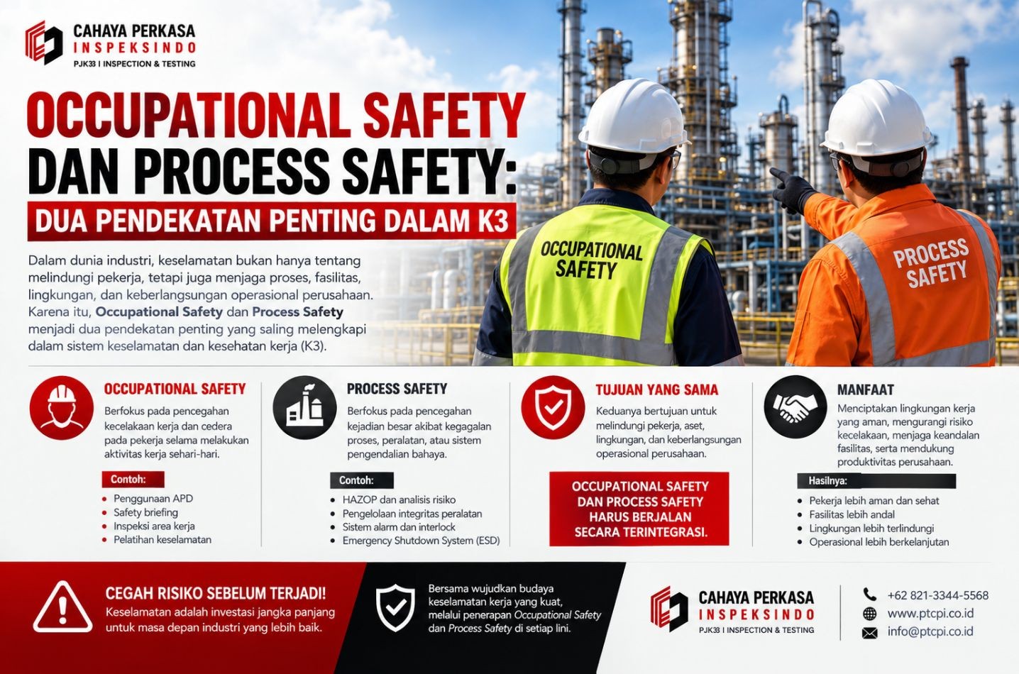 Occupational Safety dan Process Safety: Dua Pendekatan Penting dalam K3