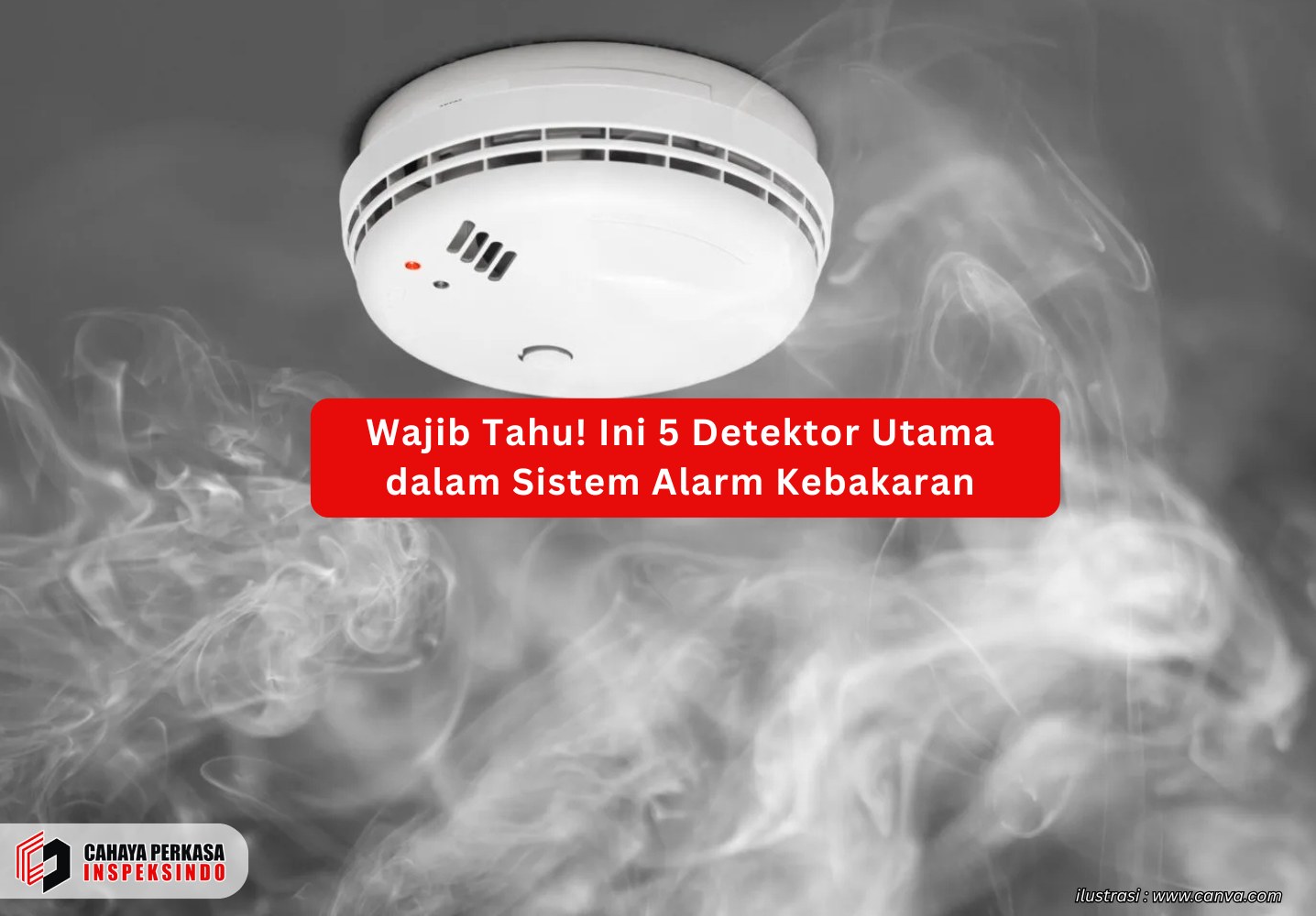 Wajib Tahu! Ini 5 Detektor Utama dalam Sistem Alarm Kebakaran
