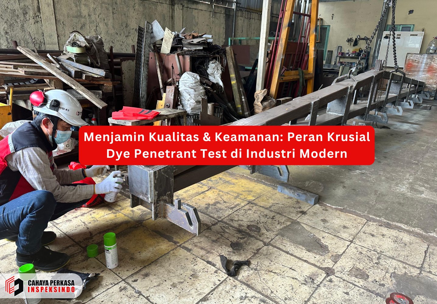 Menjamin Kualitas & Keamanan: Peran Krusial Dye Penetrant Test di Industri Modern