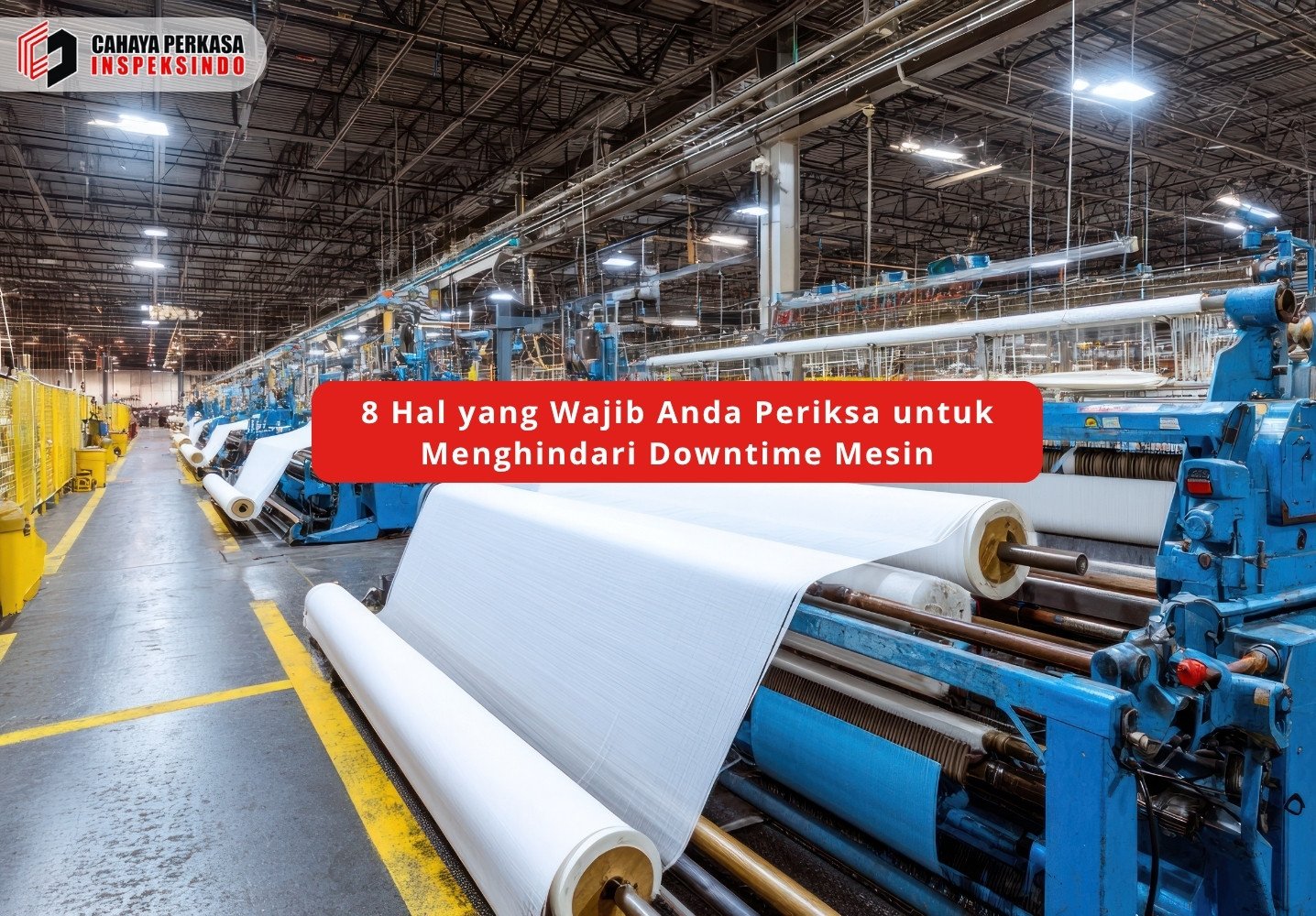 8 Hal yang Wajib Anda Periksa untuk Menghindari Downtime Mesin