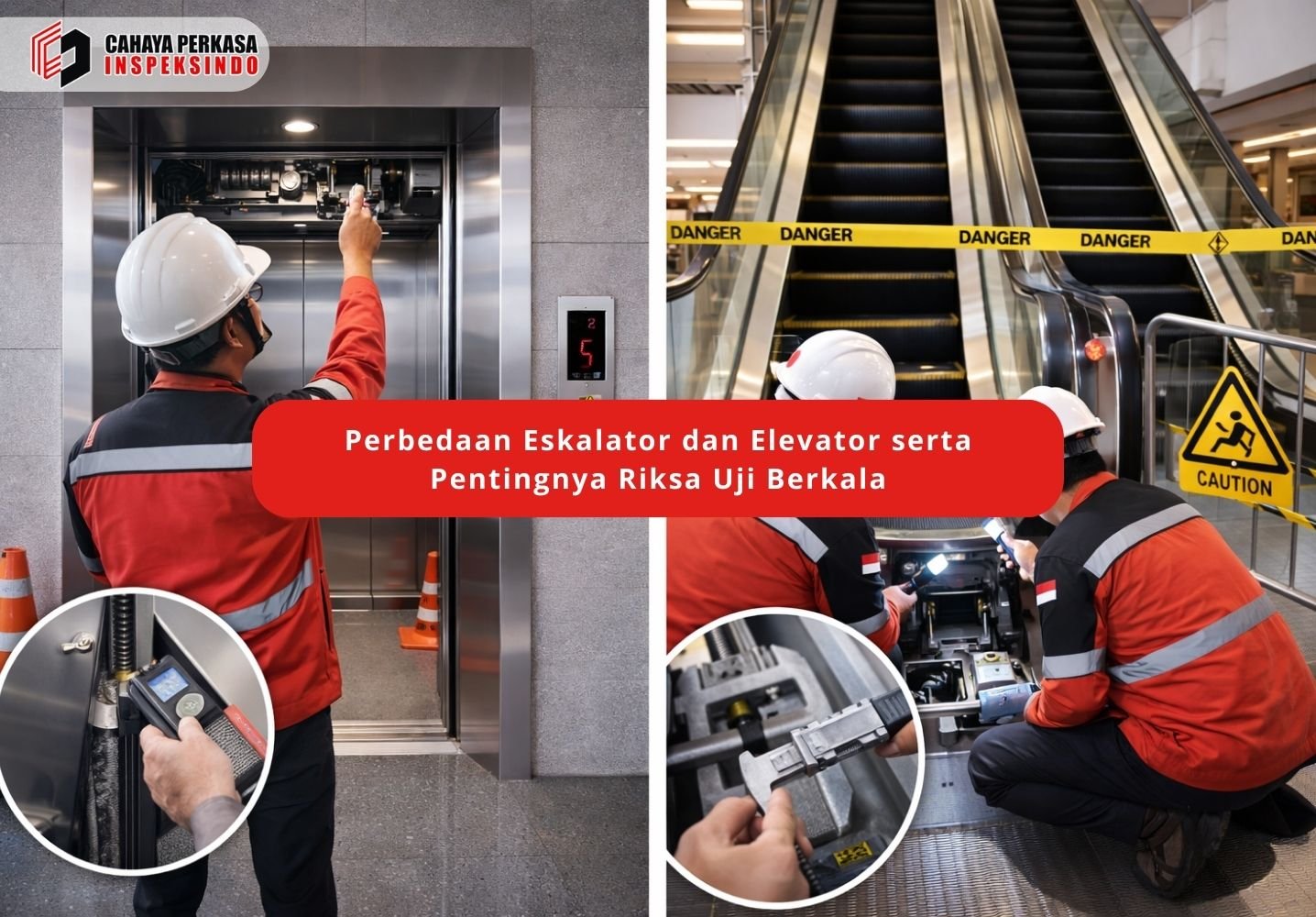 Perbedaan Eskalator dan Elevator serta Pentingnya Riksa Uji Berkala