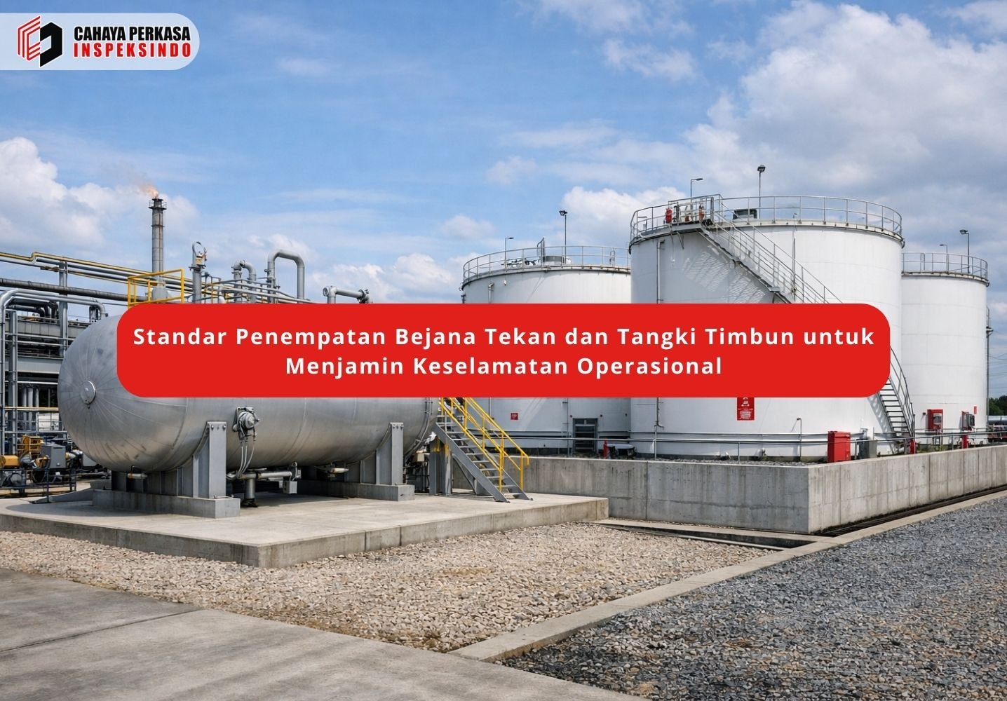Standar Penempatan Bejana Tekan dan Tangki Timbun untuk Menjamin Keselamatan Operasional