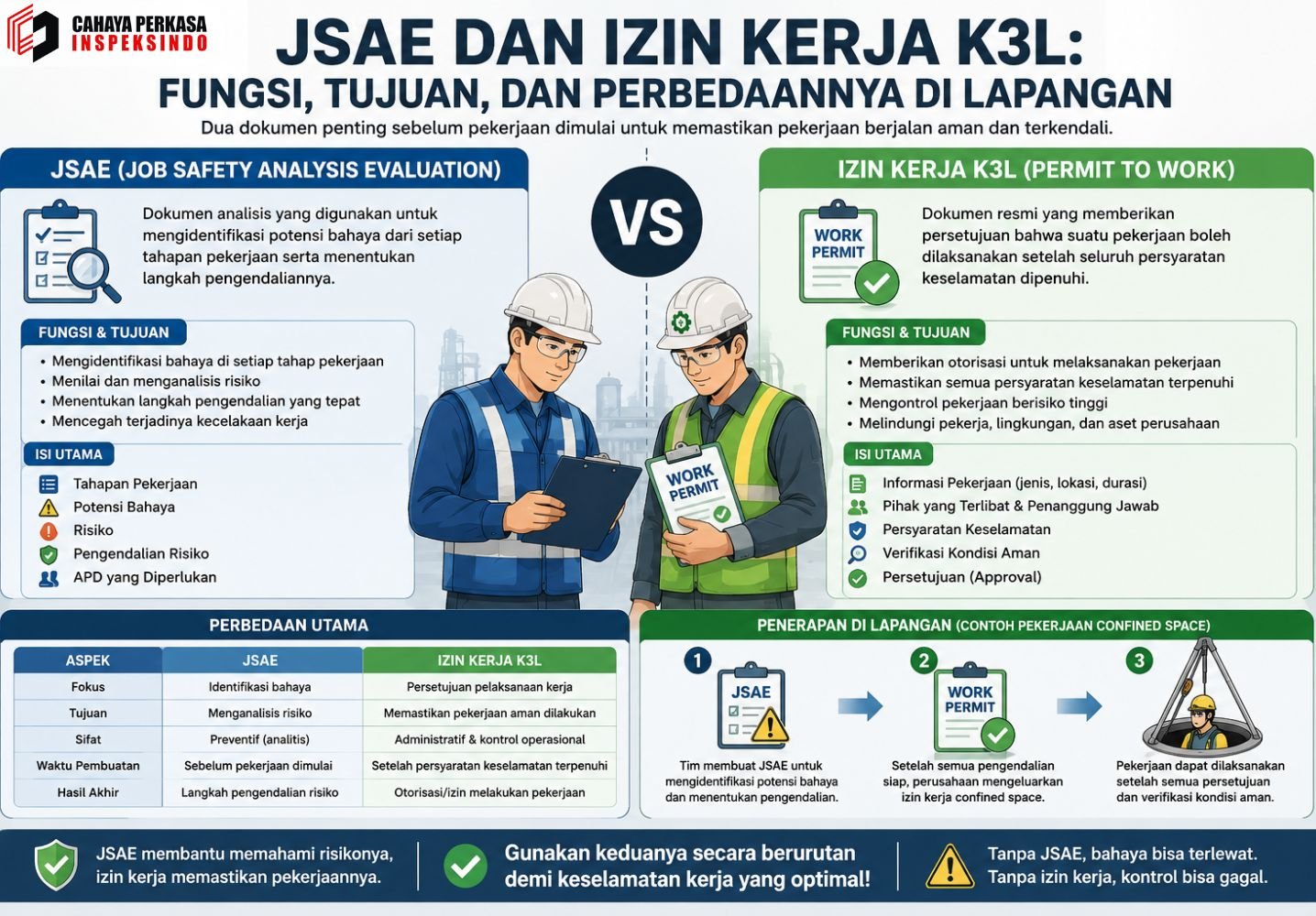 JSAE dan Izin Kerja K3L: Fungsi, Tujuan, dan Perbedaannya di Lapangan