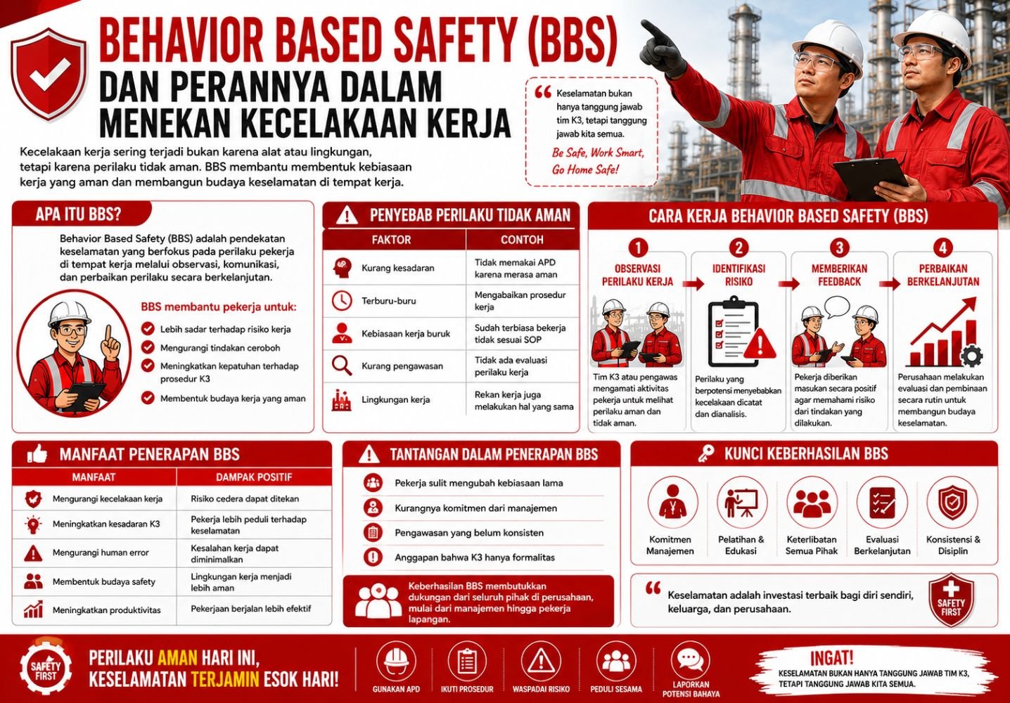 Behavior Based Safety (BBS) dan Perannya dalam Menekan Kecelakaan Kerja
